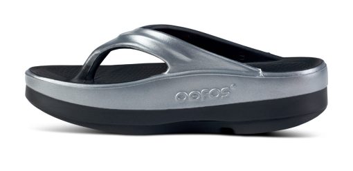 Women's OOmega OOlala Stacked Sandal - Basalt - Image 4