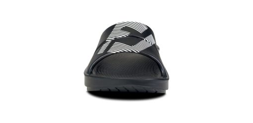 FJ X OOFOS Women's OOahh Sport Slide Sandal - Black - Image 3