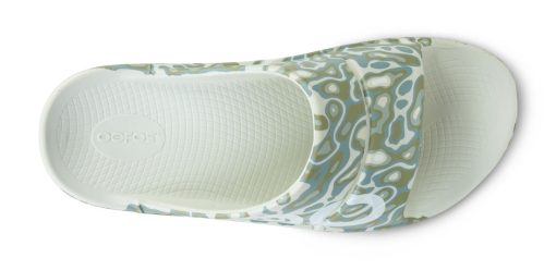 Men's OOahh Sport Slide Sandal - Cosmic Gray Water Camo (SALE) - Image 8