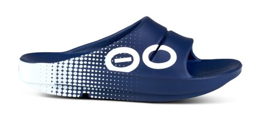 Women's OOahh Sport Slide Sandal - Navy Matrix - Image 2