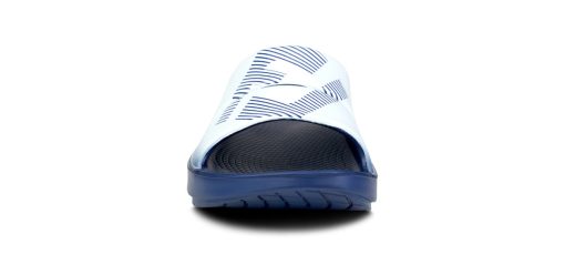 FJ X OOFOS Men's OOahh Sport Slide Sandal - Navy - Image 6