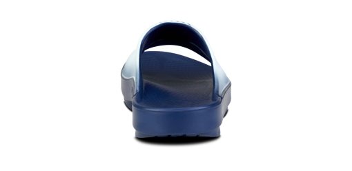 FJ X OOFOS Men's OOahh Sport Slide Sandal - Navy - Image 8