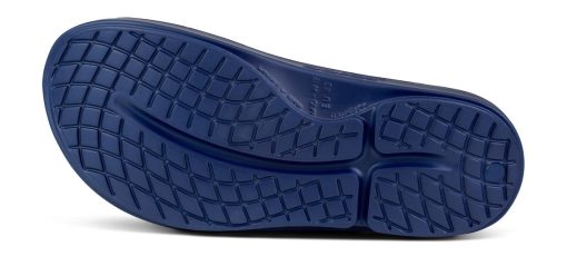 FJ X OOFOS Men's OOahh Sport Slide Sandal - Navy - Image 10