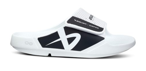 BAUER/OOFOS Women's OOahh Sport Flex Sandal – White - Image 2