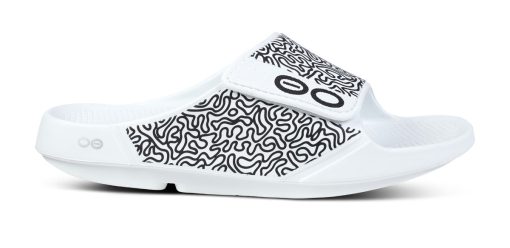 Men's OOahh Sport Flex Sandal - White Labyrinth (SALE) - Image 2