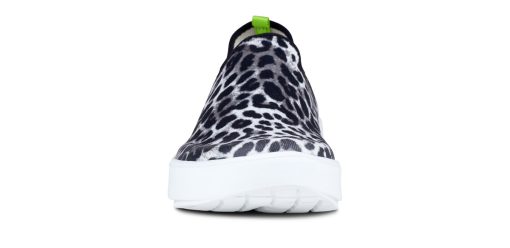 Women's OOmg eeZee Low Shoe - White Gray Cheetah (SALE) - Image 6