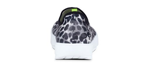 Women's OOmg eeZee Low Shoe - White Gray Cheetah (SALE) - Image 8