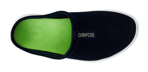 Men's OOcoozie Sport Mule - White Black - Image 9