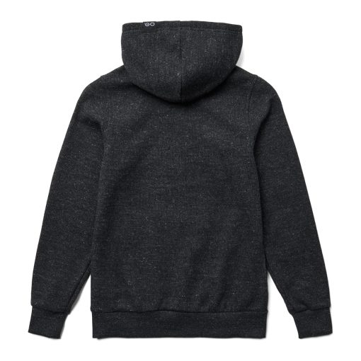 Women's OOmy Knit Hoodie - Dark Charcoal Gray Heather - Image 2