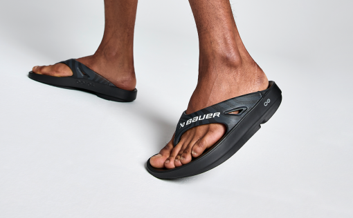BAUER/OOFOS Men's OOriginal Sport Sandal – Black Asphalt - Image 4