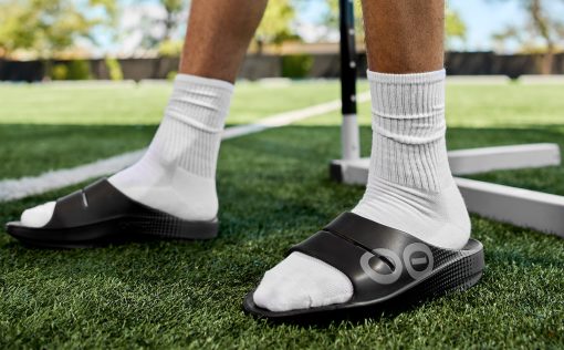 Men's OOahh Sport Slide Sandal - Black Matrix - Image 5