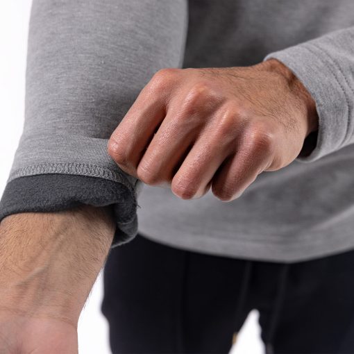 Men's cOOl down ¼ Zip - Gray Heather - Image 3