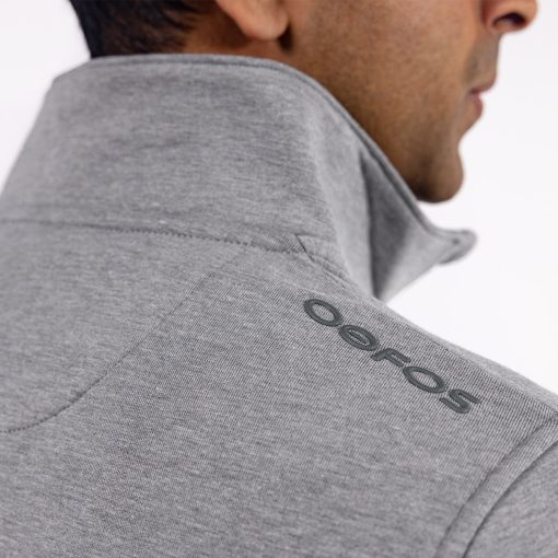 Men's cOOl down ¼ Zip - Gray Heather - Image 5