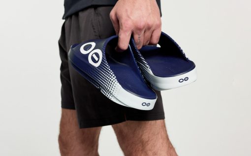 Men's OOahh Sport Slide Sandal - Navy Matrix - Image 4