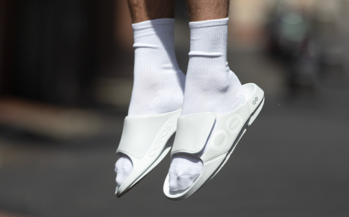 Men's OOahh Sport Flex Sandal - White - Image 3