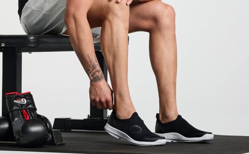 Men's OOmg Sport Low Shoe - White Black - Image 5