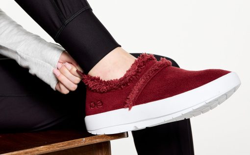 Women's OOcoozie Low Shoe - Cabernet (SALE) - Image 3