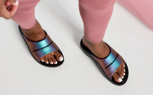 Women's OOahh Luxe Slide Sandal - Midnight Spectre - Image 5
