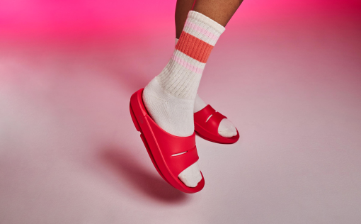Women's OOahh Slide Sandal - Neon Berry - Image 4
