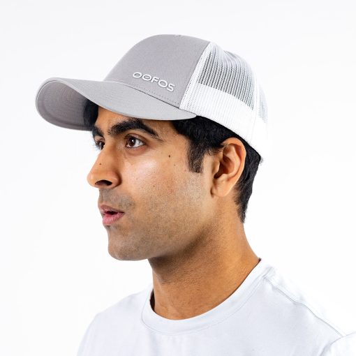 OOsnap Cap Unisex - White Gray - Image 4