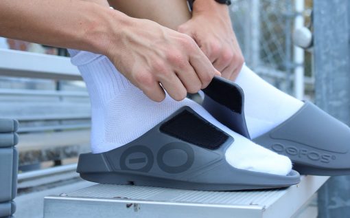 Men's OOahh Sport Flex Sandal - Slate - Image 3