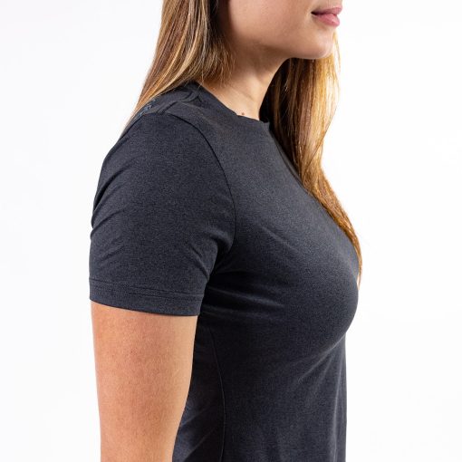 Women's cOOl down T Shirt - Dark Gray Heather - Image 4