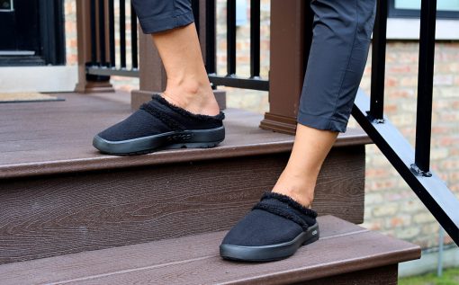 Women's OOcoozie Mule Shoe - Black - Image 3