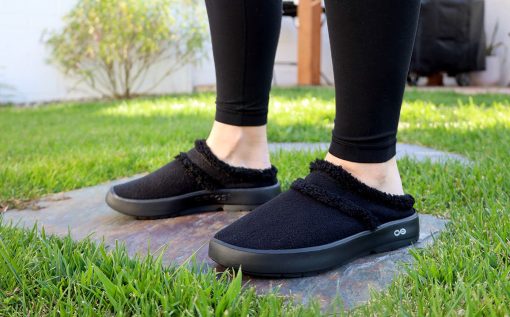 Women's OOcoozie Mule Shoe - Black - Image 4